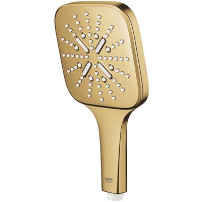 Manopola doccia grohe rainshower smartactive 130 cube a 3 getti oro spazzolato