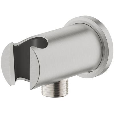 Raccordo erogatore grohe rainshower 26658dc0 con supporto cromo spazzolato