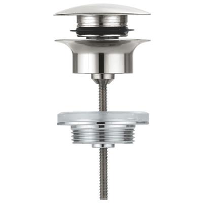 Piletta di scarico grohe clic clac 65807dc0 per lavabo cromo spazzolato
