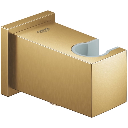 RACCORDO EROGATORE GROHE EUPHORIA CUBE 26370GN0 CON SUPPORTO ORO SPAZZOLATO
