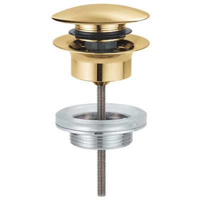 Piletta di scarico grohe clic clac 65807gn0 per lavabo oro spazzolato
