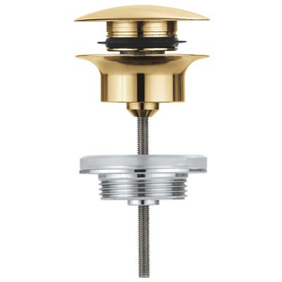 Piletta di scarico grohe clic clac 65807gn0 per lavabo oro spazzolato