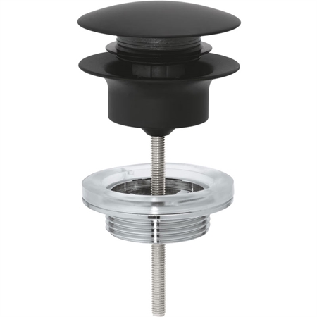 Piletta di scarico grohe clic clac 29510kf0 per lavabo nero ultra opaco