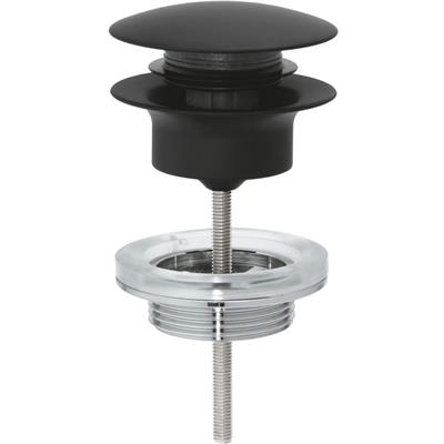Piletta di scarico grohe clic clac 29510kf0 per lavabo nero ultra opaco