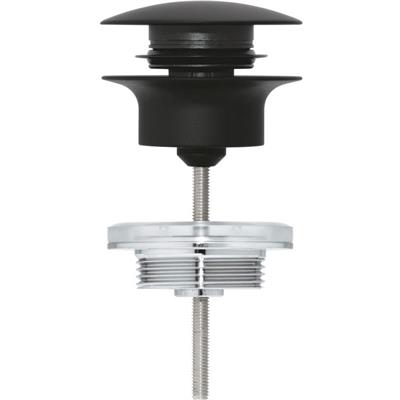 Piletta di scarico grohe clic clac 29510kf0 per lavabo nero ultra opaco