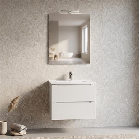 Mobile bagno sospeso dalia 60 cm bianco neve opaco