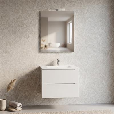 Mobile bagno sospeso dalia 60 cm bianco neve opaco