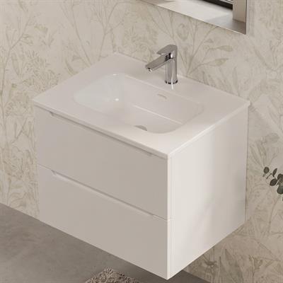 Mobile bagno sospeso dalia 60 cm bianco neve opaco