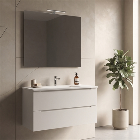 MOBILE BAGNO SOSPESO DALIA 100 CM BIANCO NEVE OPACO