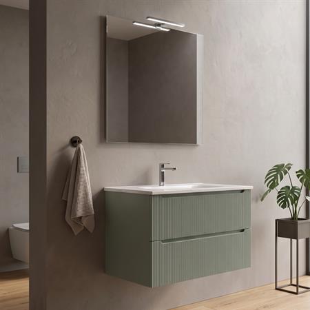 Mobile bagno sospeso selene 80 cm verde salvia