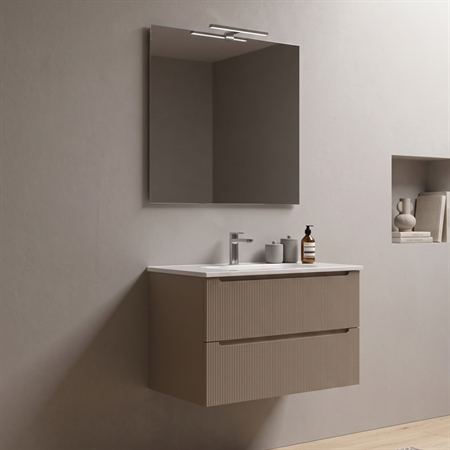 Mobile bagno sospeso selene 80 cm sabbia