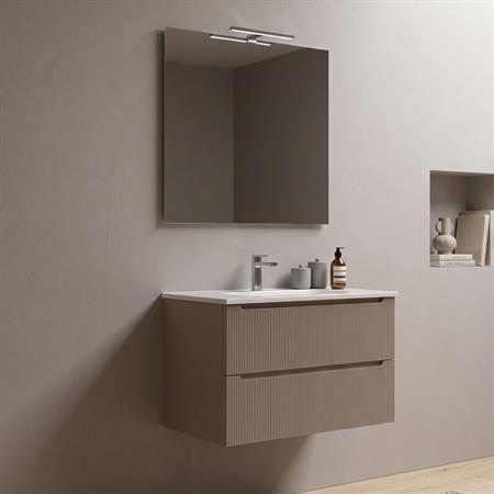 Mobile bagno sospeso selene 80 cm sabbia