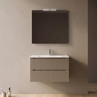 Mobile bagno sospeso selene 80 cm sabbia