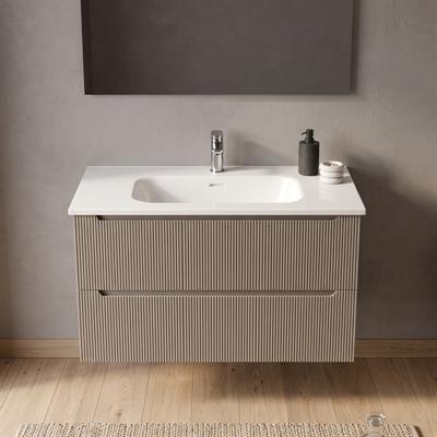 Mobile bagno sospeso selene 80 cm sabbia