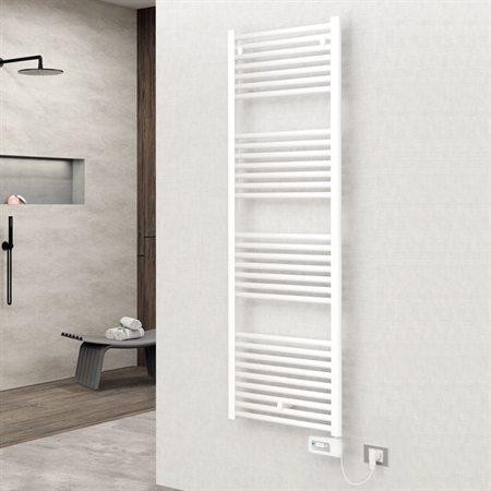 Termoarredo bagno cordivari lisa 22 plus h 1732 l 500 interasse 550 mm bianco