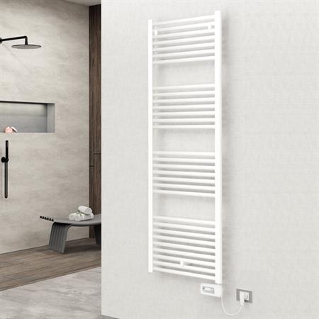 Termoarredo bagno cordivari lisa 22 plus h 1732 l 500 interasse 550 mm bianco