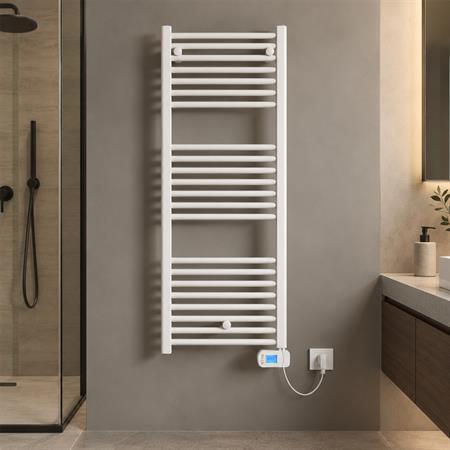 Termoarredo bagno cordivari lisa 22 prime h 1160 l 450 interasse 550 mm bianco