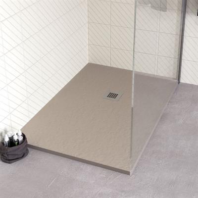 Piatto doccia stone rettangolare 70x120 sabbia effetto pietra slim