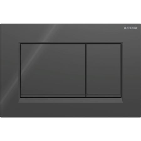 Placca di comando geberit sigma 20 square nero lucido 115.883.dw.1