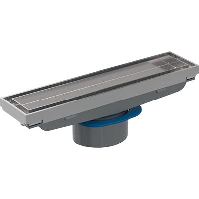 Canaletta doccia geberit cleanline a filo pavimento piastrellabile in acciaio inox