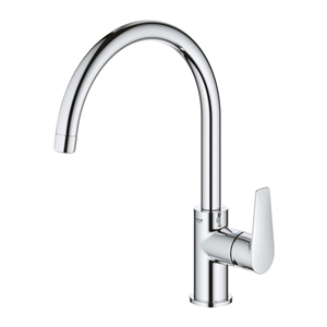 MISCELATORE LAVELLO GROHE BAUEDGE 31367001 CROMATO