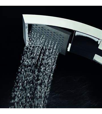 Colonna doccia drop idea in alluminio con miscelatore monocomando