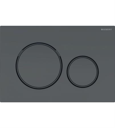 Placca di comando geberit sigma 20 round nero opaco 115.882.16.1