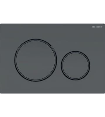 Placca di comando geberit sigma 20 round nero opaco 115.882.16.1