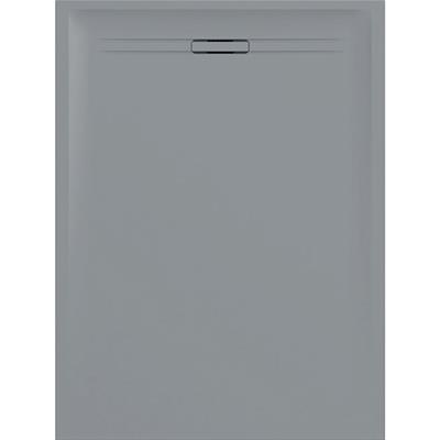 Piatto doccia geberit sestra rettangolare 80x120 grigio in resin stone
