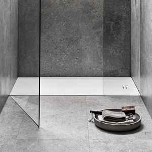 PIATTO DOCCIA GEBERIT SESTRA RETTANGOLARE 90X160 BIANCO IN RESIN STONE