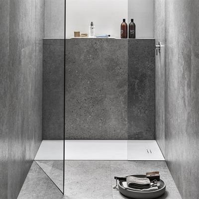 Piatto doccia geberit sestra rettangolare 80x160 bianco in resin stone