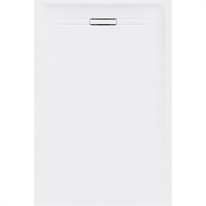 Piatto doccia geberit sestra rettangolare 90x140 bianco in resin stone