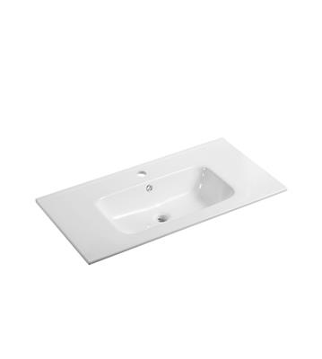 Mobile bagno sospeso savini due easy 100 cm rovere bianco