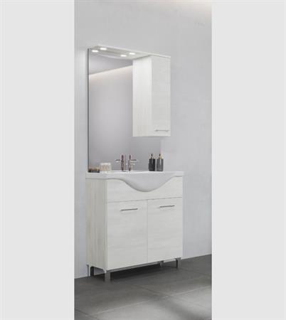 VENDITA MOBILE SAVINIDUE RUBINO A TERRA 75 ROVERE BIANCO C/SPECCHIO