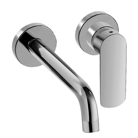Miscelatore lavabo a muro paini nove 09cr208 cromato