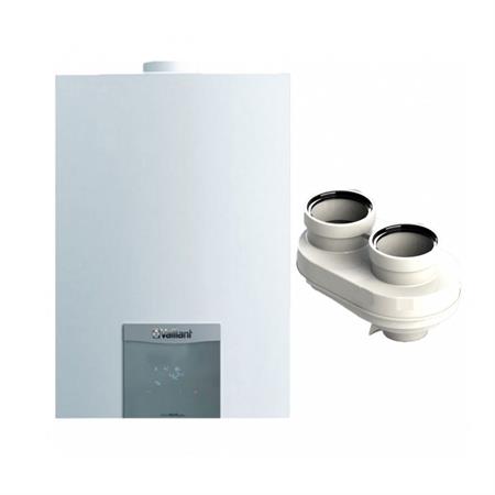 Scaldabagno a gas vaillant turbomag plus  155/1-5 15 lt metano con kit fumi sdoppiato 80/80