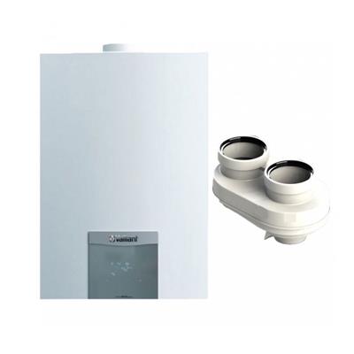 Scaldabagno a gas vaillant turbomag plus  155/1-5 15 lt metano con kit fumi sdoppiato 80/80